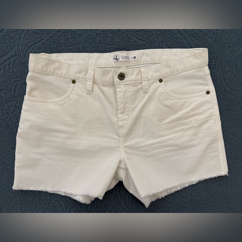 Carve Designs White Women's Cutoff Denim Shorts